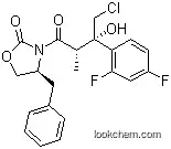 Molecular Structure of 169218-76-2 ((S)-4-benzyl-3-((2R,3R)-4-chloro-3-(2,4-difluorophenyl)-3-hydroxy-2-methylbutanoyl)oxazolidin-2-one)
